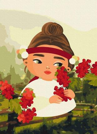 Картина за номерами brushme 48x60см "калинова україна ©лілі демачкович" bs53235l