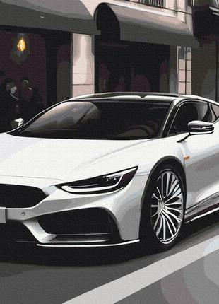 Картина за номерами brushme 40x50см "авто в мегаполісі" bs53756