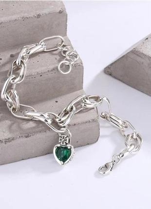 Браслет цепочку серебро женский стильное оригинальное украшение silver ♥️ original5 фото