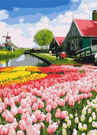 Картина за номерами brushme 40x50см "голландська провінція" bs52716