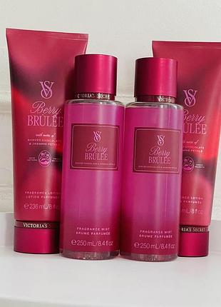 Спрей и крем от victoria’s secret berry brulee! новинка 2024