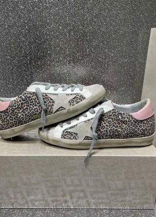 Кеди леопардові golden goose