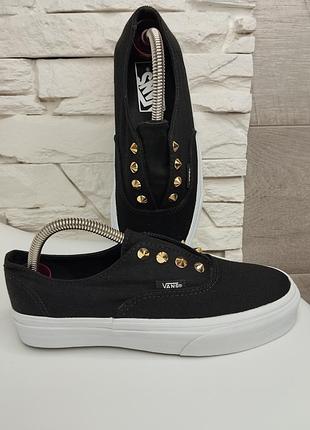 Оригінальні кеди vans без шнурівки 35-36