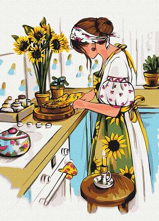 Картина за номерами brushme 40x50см "домашній затишок © alla berezovska" bs53729