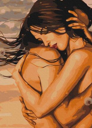 Картина за номерами brushme 48x60см "обійми в кульбабках" bs52277l