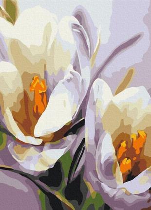 Картина за номерами brushme 40x50см "крокуси" bs5828