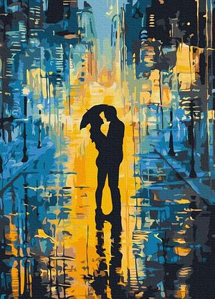 Картина за номерами brushme 48x60см "діалог світла і дощу" bs53983l