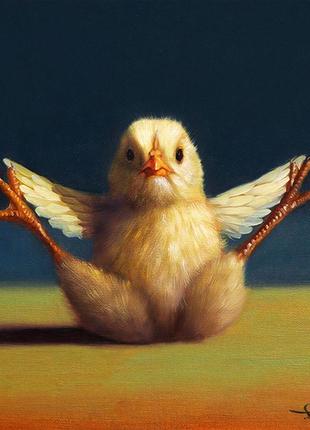 Йога курочка сидит под кутом ©lucia heffernan