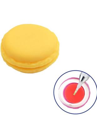 Клей-гель для алмазної мозаїки "macarons" жовтий gl402