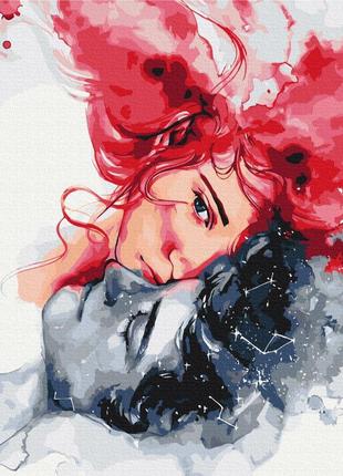 Картина за номерами brushme 40x50см "два всесвіти © karolina bundash" bs53591