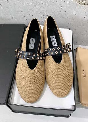 Балетки в стиле alaïa