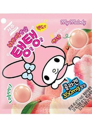Желейные конфеты eheh juicy white peach jelly my melody 40g