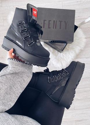 Черевики puma x fenty by rihanna sneaker boot "black"