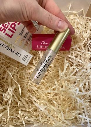 Блеск для губ с эффектом увеличения too faced lip injection extreme lip plumper2 фото