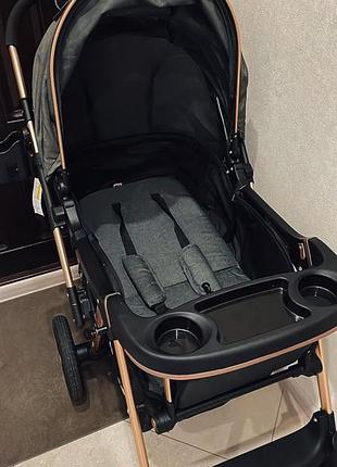 Детская коляска ninos maxi + ортопедический матрасик в подарок