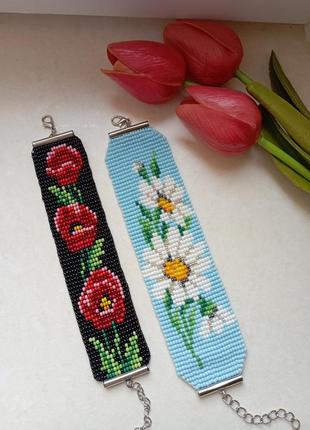 🌹 браслет цветы🌹