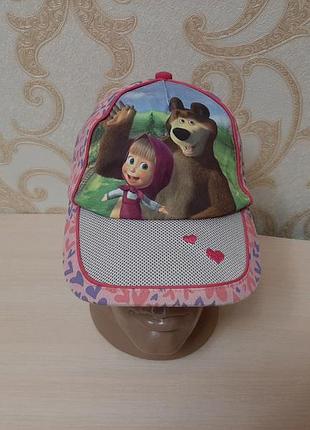 Х/б котонова кепка маша та ведмідь