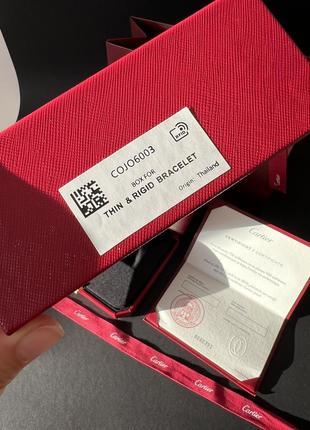 Футляр під браслет цвях від cartier в люкс якості