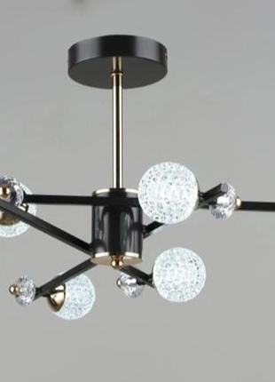 Люстра светодиодная sirius b n6189/6 coffee+fgd