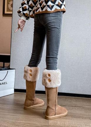 Високі чоботи в стилі ugg угги