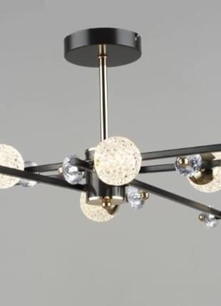 Люстра світлодіодна sirius b n6189/8 coffee+fgd 96w