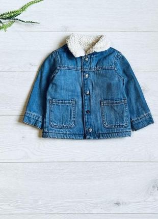 🌱джинсовка на 12/18 м