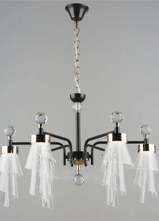 Люстра подвесная классическая sirius b nh6172/6 coffee+fgd 72w