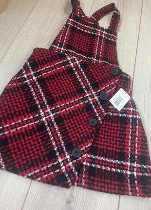 Новый теплый сарафан 6-7 лет