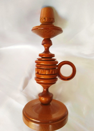 Подсвечник деревянный на 1 свечу