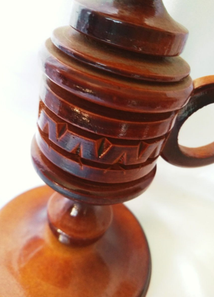 Подсвечник деревянный на 1 свечу