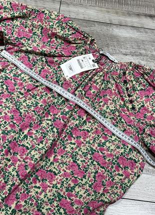 Сукня квітковий принт zara5 фото