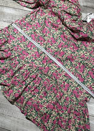 Сукня квітковий принт zara6 фото