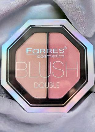 Рум'яна подвійні компактні farres blush double1 фото