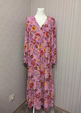 Платье миди большого размера zara h&m primark