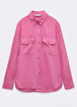 Сорочка оверсайз zara