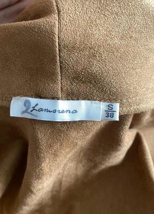 Куртка пиджак из искусственной замши9 фото