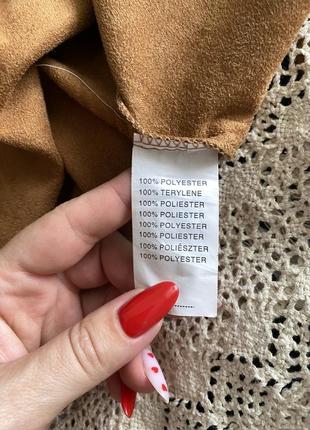 Куртка пиджак из искусственной замши8 фото