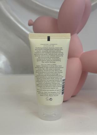 Клюкваный гоммаж (отшелушивающая маска для лица) arcona cranberry gommage скраб