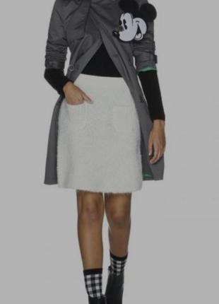 Спідниця міні з пряжі зі складом вовни united colors of benetton