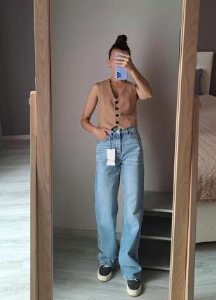 Джинси zara straight fit  34,36,38