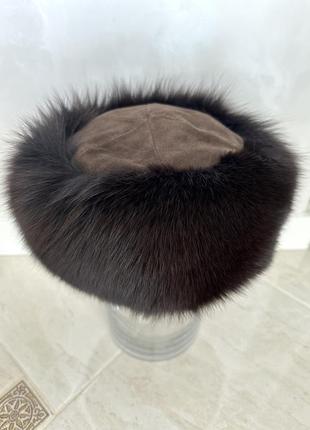 Продам італійську шапку gotelli з натурального хутра. як нова.