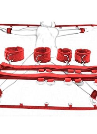 ♂️♀️ ременная система для фиксации к кровати садо-мазо