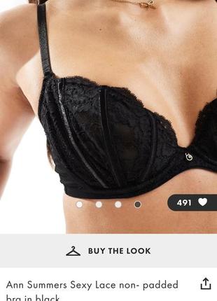 Бюстгальтер с корсетными чашками ann summers размер 85d-90d бюст бюстье бра бралет лифчик лиф балконет2 фото