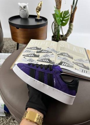 Жіночі кросівки adidas campus 00s new purple black white