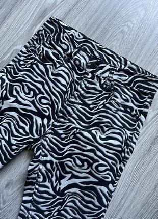 Абстрактні штани брюки зебра monki swirl abstract pants2 фото