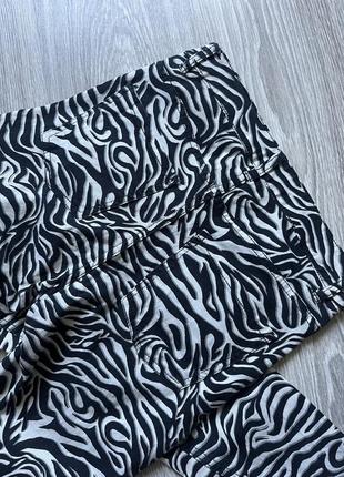 Абстрактні штани брюки зебра monki swirl abstract pants3 фото