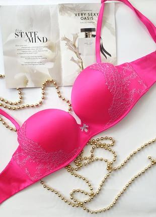 Бюстгальтер victoria's secret original multi way bombshell 34b 75b с двойным пуш ап