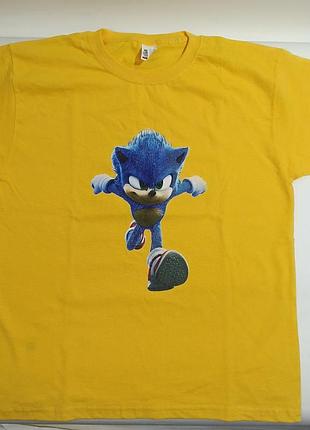 Футболка соник, рост 128-134 см распродаж