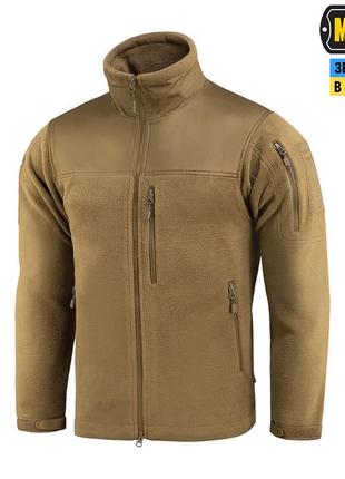 Тактична куртка m-tac alpha microfleece gen.ii coyote brown