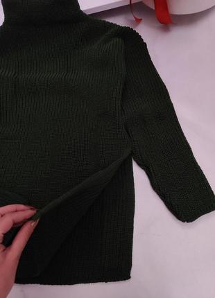 Джемпер светр подовжений в'язка4 фото